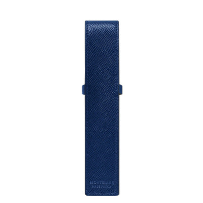 Montblanc astuccio per 1 strumento da scrittura Montblanc Sartorial blu 130820