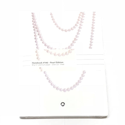 Montblanc blocco note notebook 146 a righe Ladies Edition Pearl cancelleria di lusso 118641
