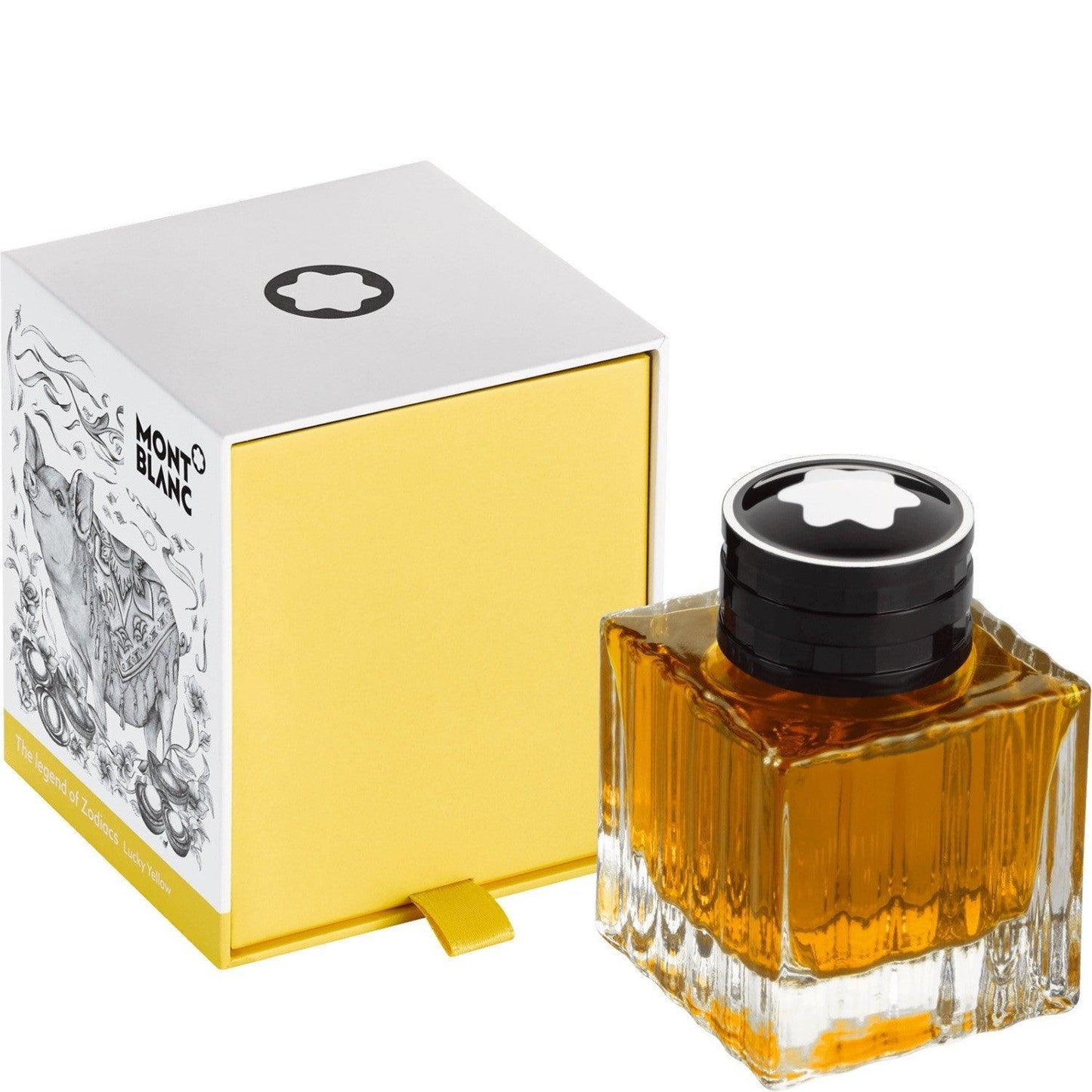 Montblanc boccetta d'inchiostro 50ml La Leggenda dello Zodiaco il maiale giallo 118212