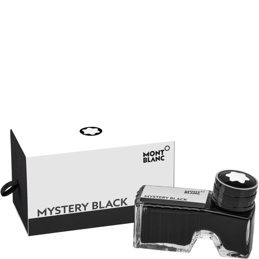 Montblanc boccetta d'inchiostro 60ml Mystery Black nero 128184