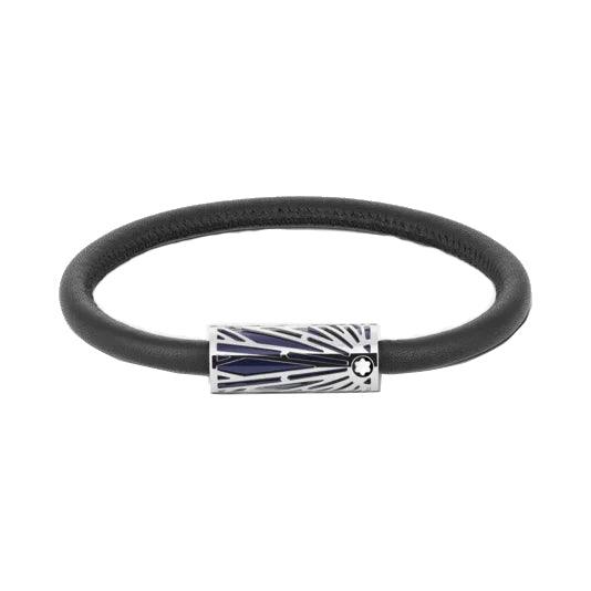 Montblanc bracciale Meisterstück The Origin Collection Blu misura M 13296863