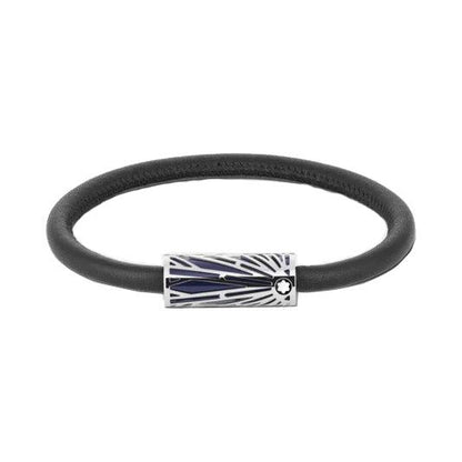 Montblanc bracciale Meisterstück The Origin Collection Blu misura M 13296863