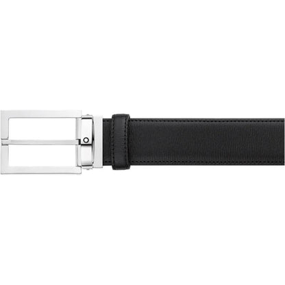 Montblanc cintura pelle nera 35mm 114435