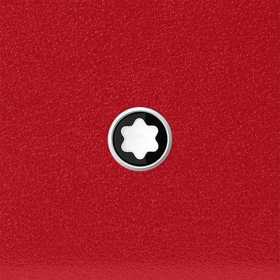 Montblanc custodia 3 scomparti Meisterstück rossa 129685