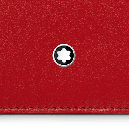 Montblanc custodia Meisterstück 8 scomparti con tasca con rosso 129688