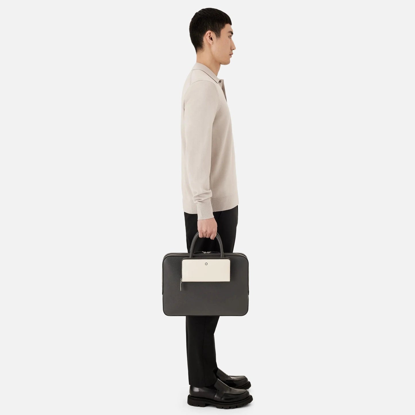 Montblanc custodia per telefono Montblanc Sartorial color avorio 130834