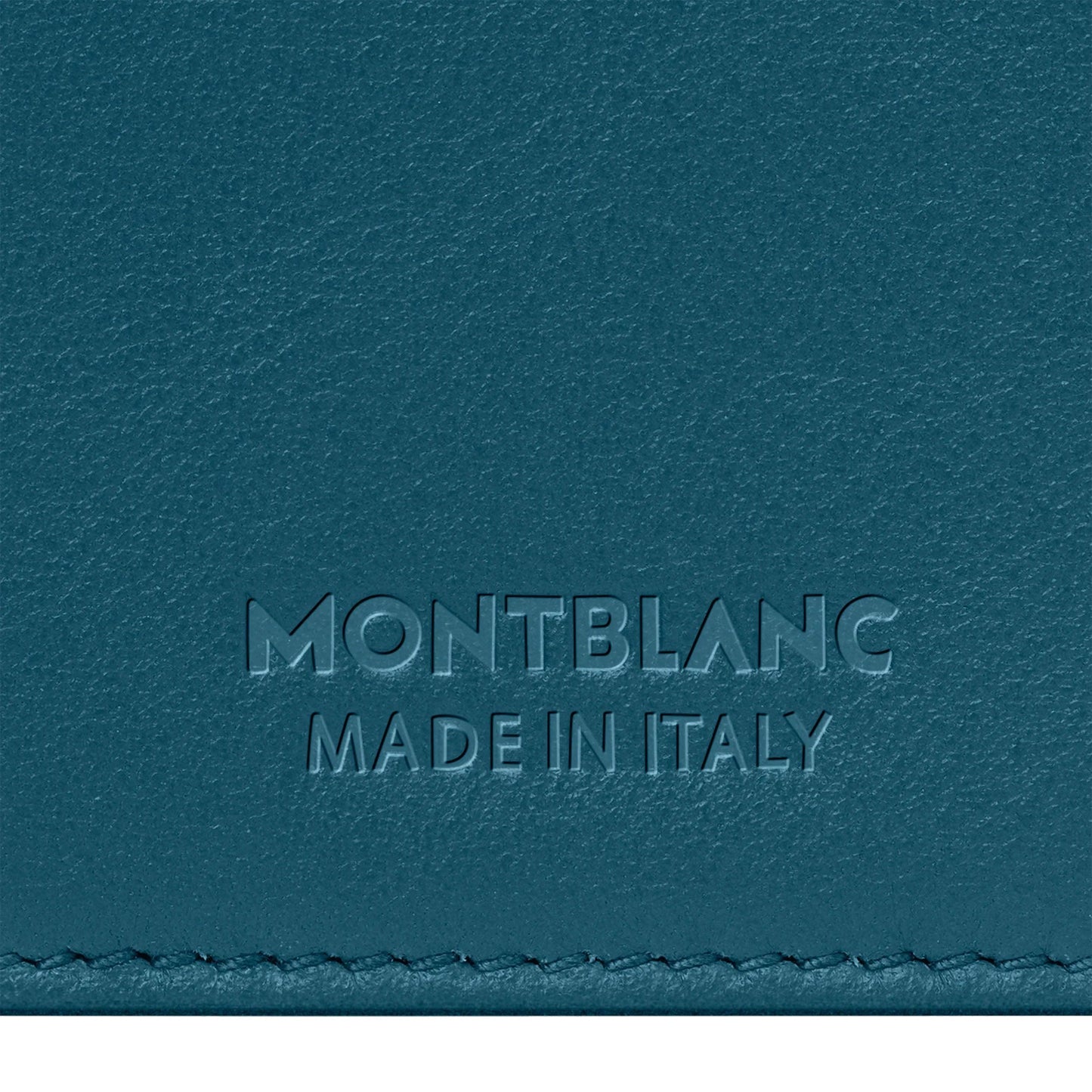 Montblanc custodia porta passaporto Meisterstück Selection Soft ottanio 131263