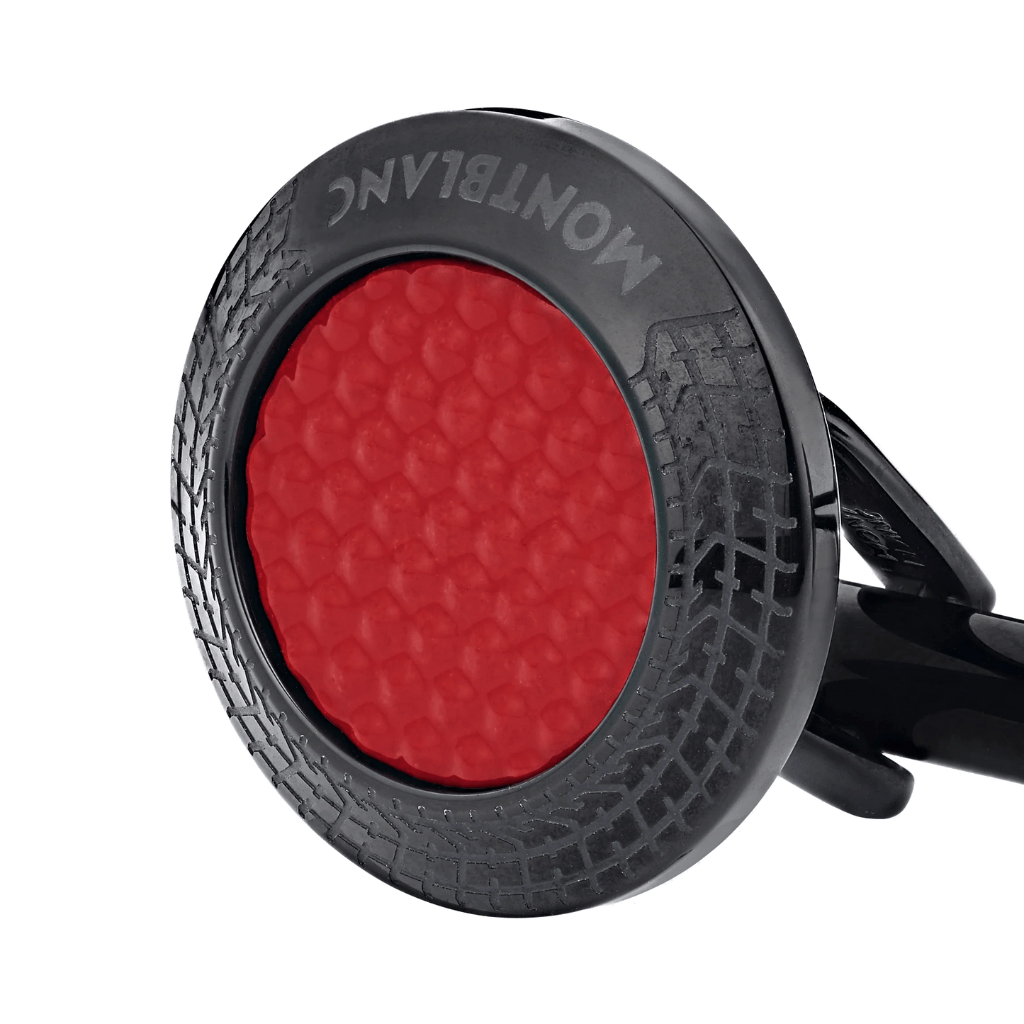 Montblanc gemelli Meisterstück Great Masters Pirelli in acciaio e lacca rossa 128395