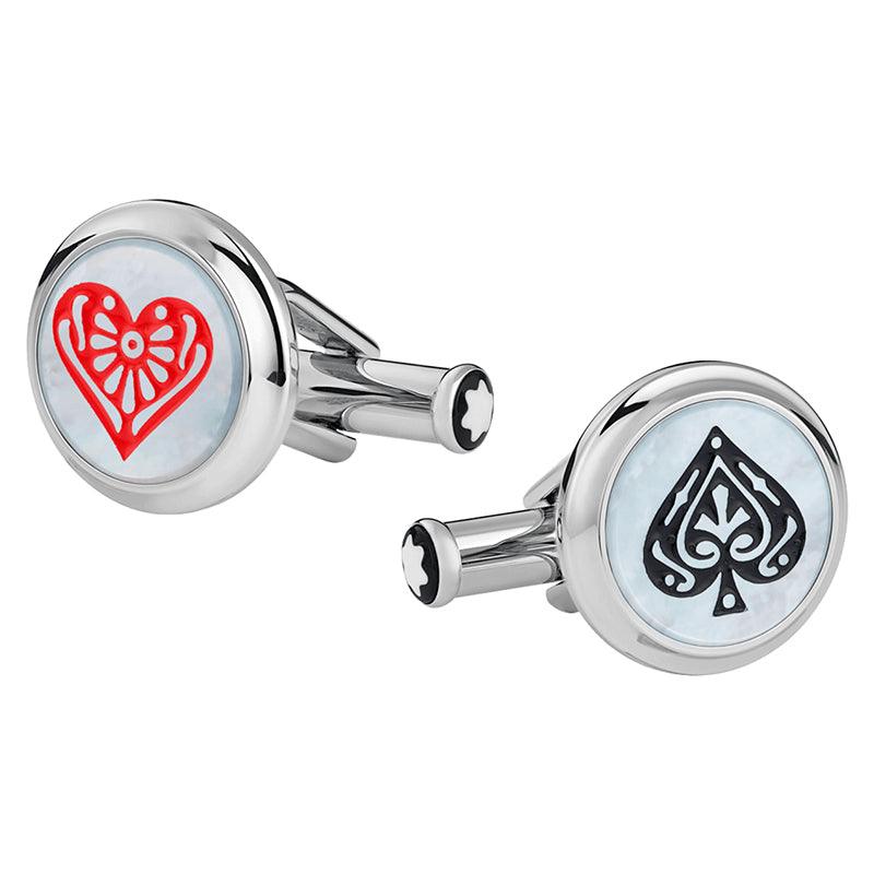 Montblanc Gemelli Meisterstück Omaggio al libro “Around the World in 80 Days” Spade e Cuori 128386