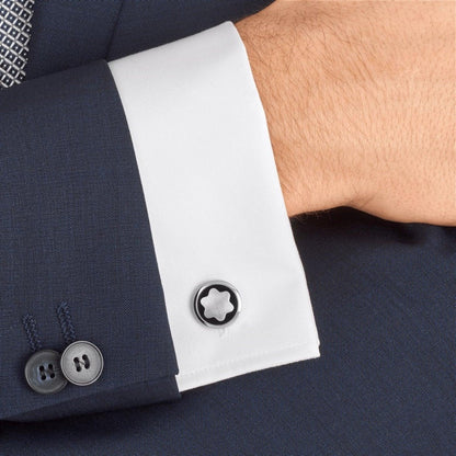 Montblanc gemelli Star acciaio 116661