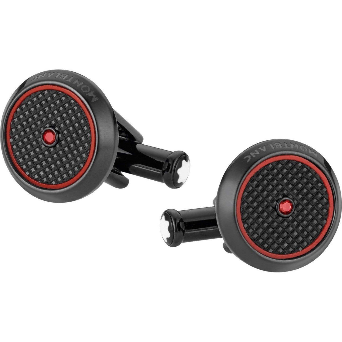 Montblanc gemelli Timewalker acciaio finitura PVD nero 118605