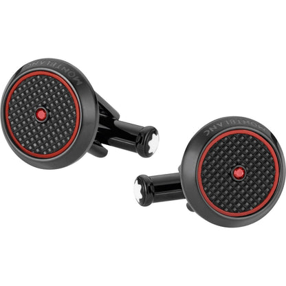 Montblanc gemelli Timewalker acciaio finitura PVD nero 118605