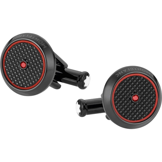 Montblanc gemelli Timewalker acciaio finitura PVD nero 118605