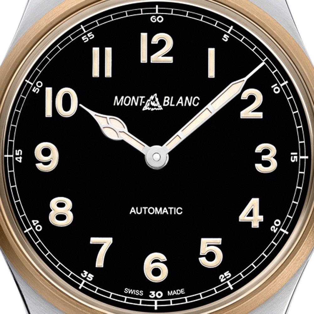 Montblanc orologio 1858 Automatic 40mm nero  automatico acciaio e bronzo 117833