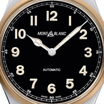 Montblanc orologio 1858 Automatic 40mm nero  automatico acciaio e bronzo 117833
