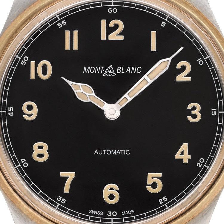 Montblanc orologio 1858 Automatic 44mm nero automatico acciaio e bronzo 116241