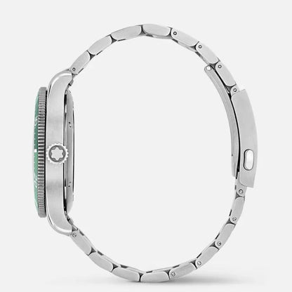 Montblanc orologio 1858 Ice Sea Automatic Date 41mm verde automatico acciaio 129373