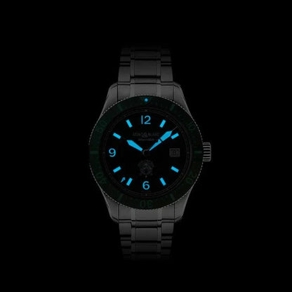 Montblanc orologio 1858 Ice Sea Automatic Date 41mm verde automatico acciaio 129373