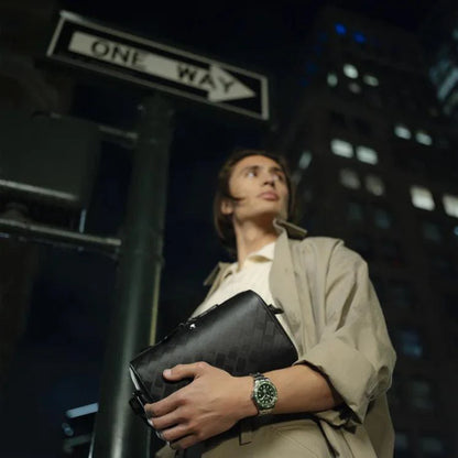 Montblanc orologio 1858 Ice Sea Automatic Date 41mm verde automatico acciaio 129373