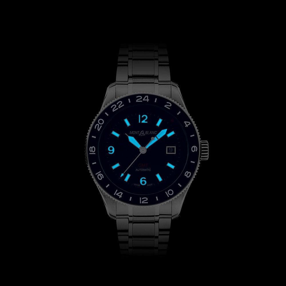 Montblanc orologio  1858 Iced Sea Automatic Date 41mm grigio automatico acciaio 130793