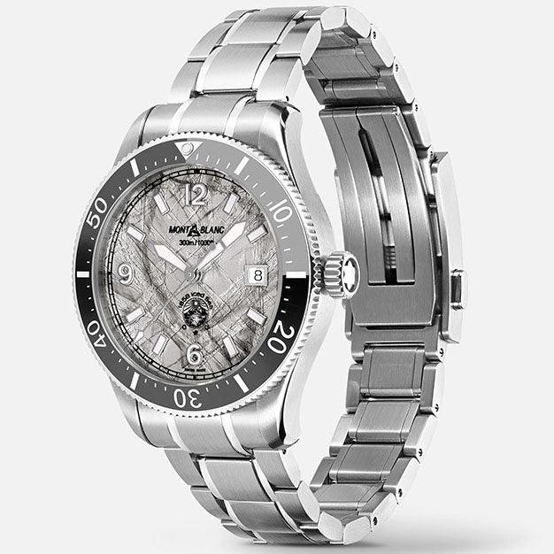 Montblanc orologio  1858 Iced Sea Automatic Date 41mm grigio automatico acciaio 130793