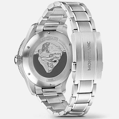 Montblanc orologio  1858 Iced Sea Automatic Date 41mm grigio automatico acciaio 130793