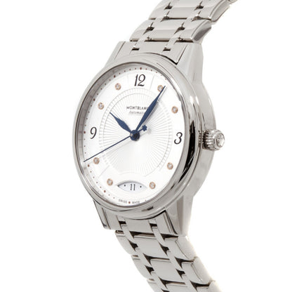 Montblanc orologio Bohème Date 37mm bianco automatico acciaio 114733