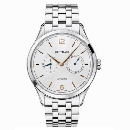 Montblanc orologio Heritage Chronometrie 40mm argento automatico acciaio 114873