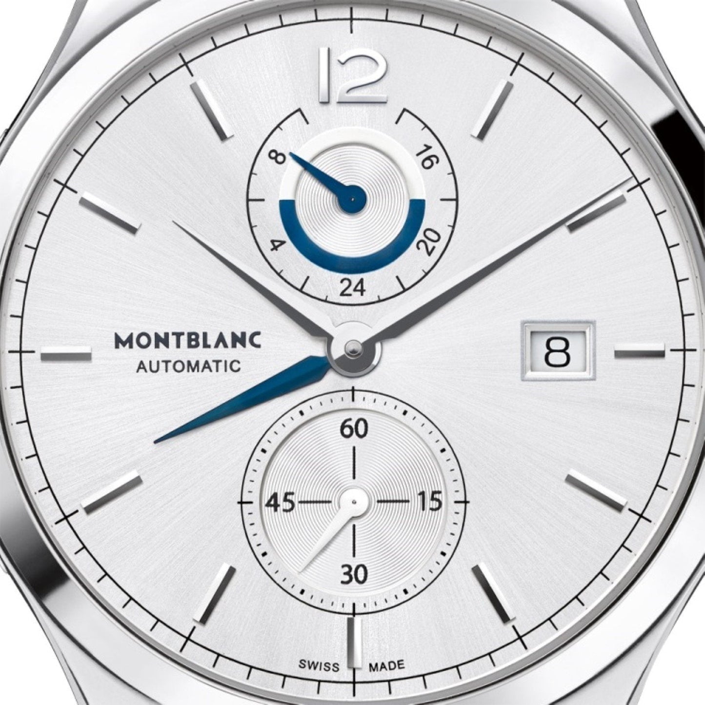 Montblanc orologio Heritage Chronometrie Dual Time 41mm argento automatico acciaio 112540