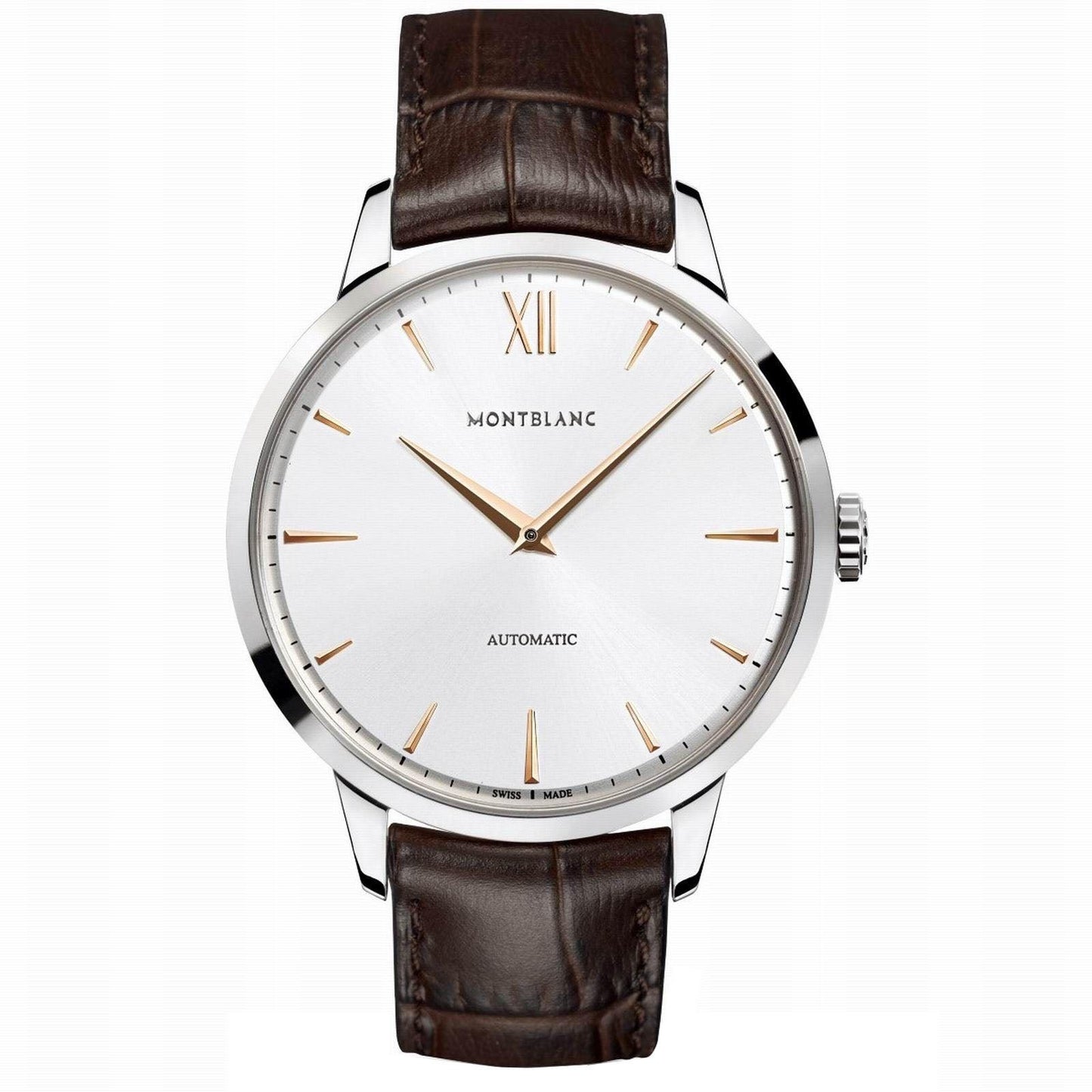 Montblanc orologio Heritage Spirit 41mm argento automatico acciaio 110695