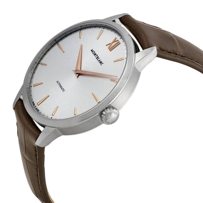 Montblanc orologio Heritage Spirit 41mm argento automatico acciaio 110695