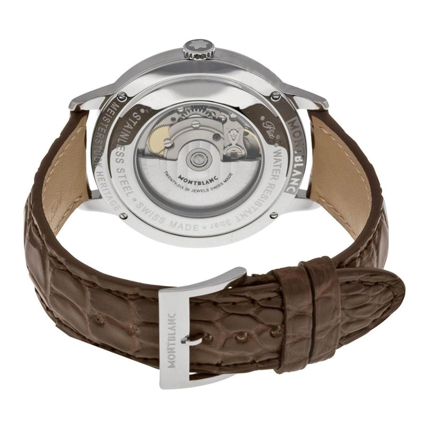 Montblanc orologio Heritage Spirit 41mm argento automatico acciaio 110695