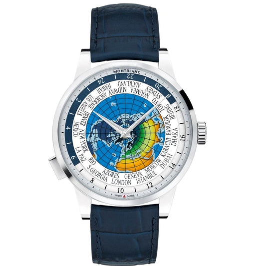 Montblanc orologio Heritage Spirit Orbis Terratum Latino Unicef limited edition automatico acciaio 116533