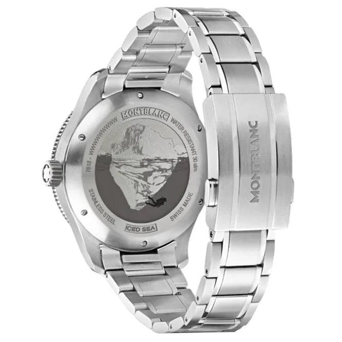 Montblanc orologio Iced Sea Date 41mm bordeaux automatico acciaio 132291