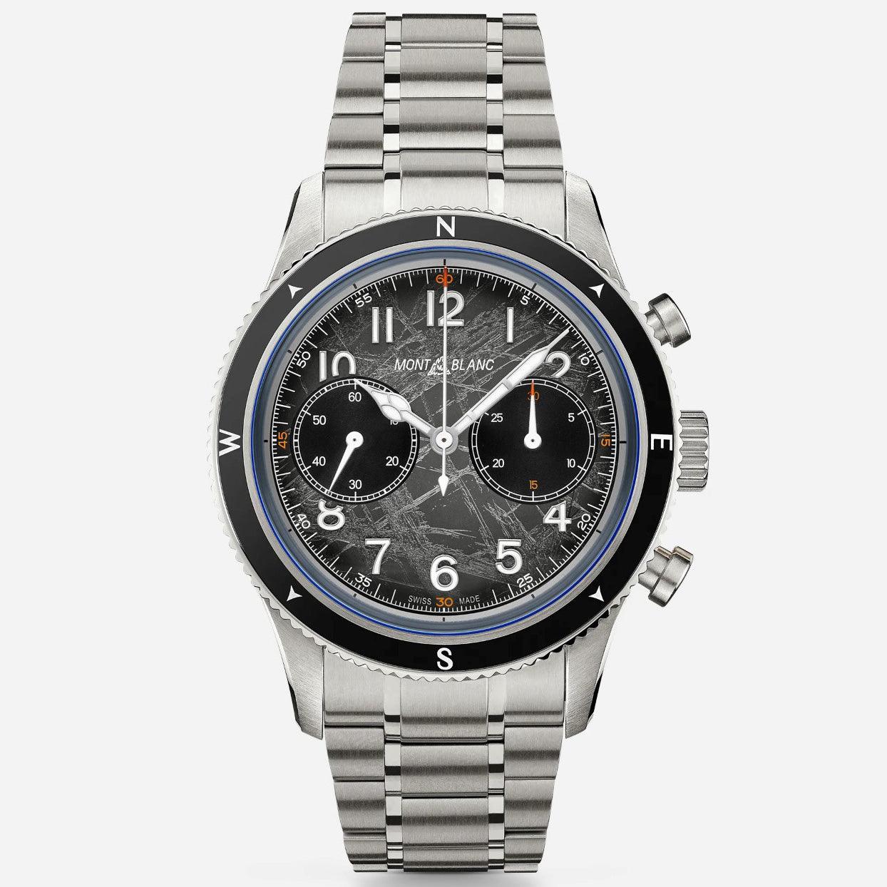 Montblanc orologio Montblanc 1858 Automatic Chronograph 0 Oxygen The 8000 42mm grigio automatico acciaio 130983