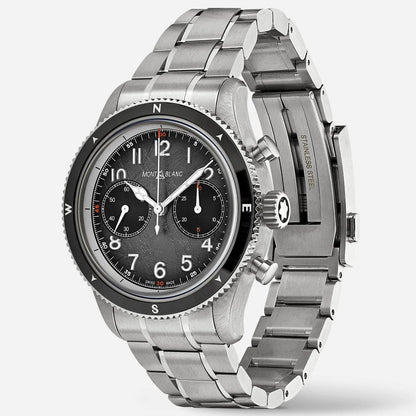 Montblanc orologio Montblanc 1858 Automatic Chronograph 0 Oxygen The 8000 42mm grigio automatico acciaio 130983