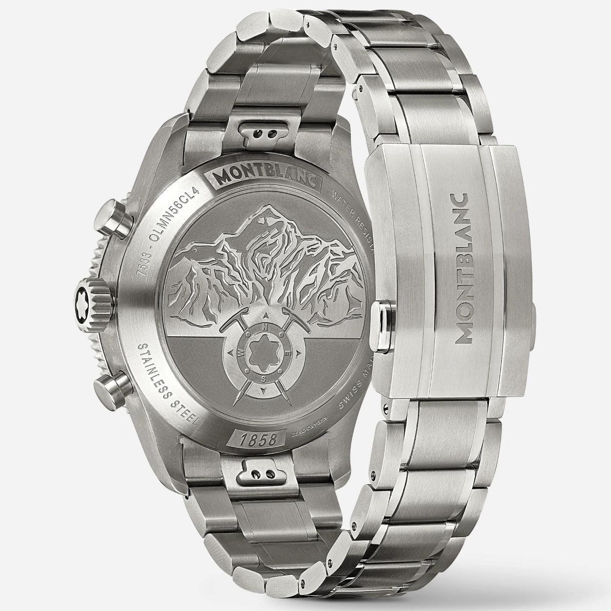 Montblanc orologio Montblanc 1858 Automatic Chronograph 0 Oxygen The 8000 42mm grigio automatico acciaio 130983