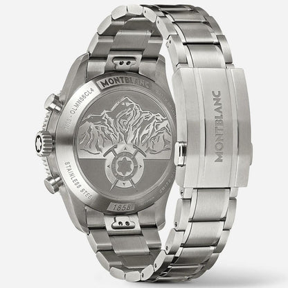 Montblanc orologio Montblanc 1858 Automatic Chronograph 0 Oxygen The 8000 42mm grigio automatico acciaio 130983