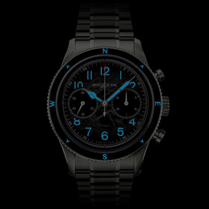 Montblanc orologio Montblanc 1858 Automatic Chronograph 0 Oxygen The 8000 42mm grigio automatico acciaio 130983