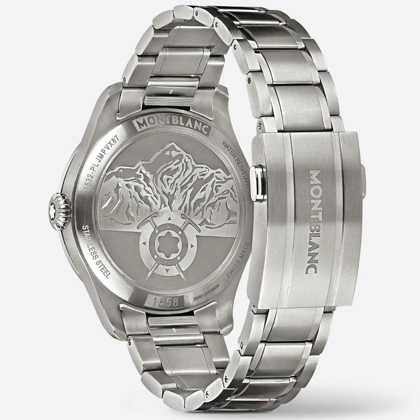 Montblanc orologio Montblanc 1858 Automatic Date 0 Oxygen The 8000  41mm grigio automatico acciaio 130984