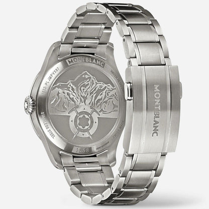 Montblanc orologio Montblanc 1858 Automatic Date 0 Oxygen The 8000  41mm grigio automatico acciaio 130984