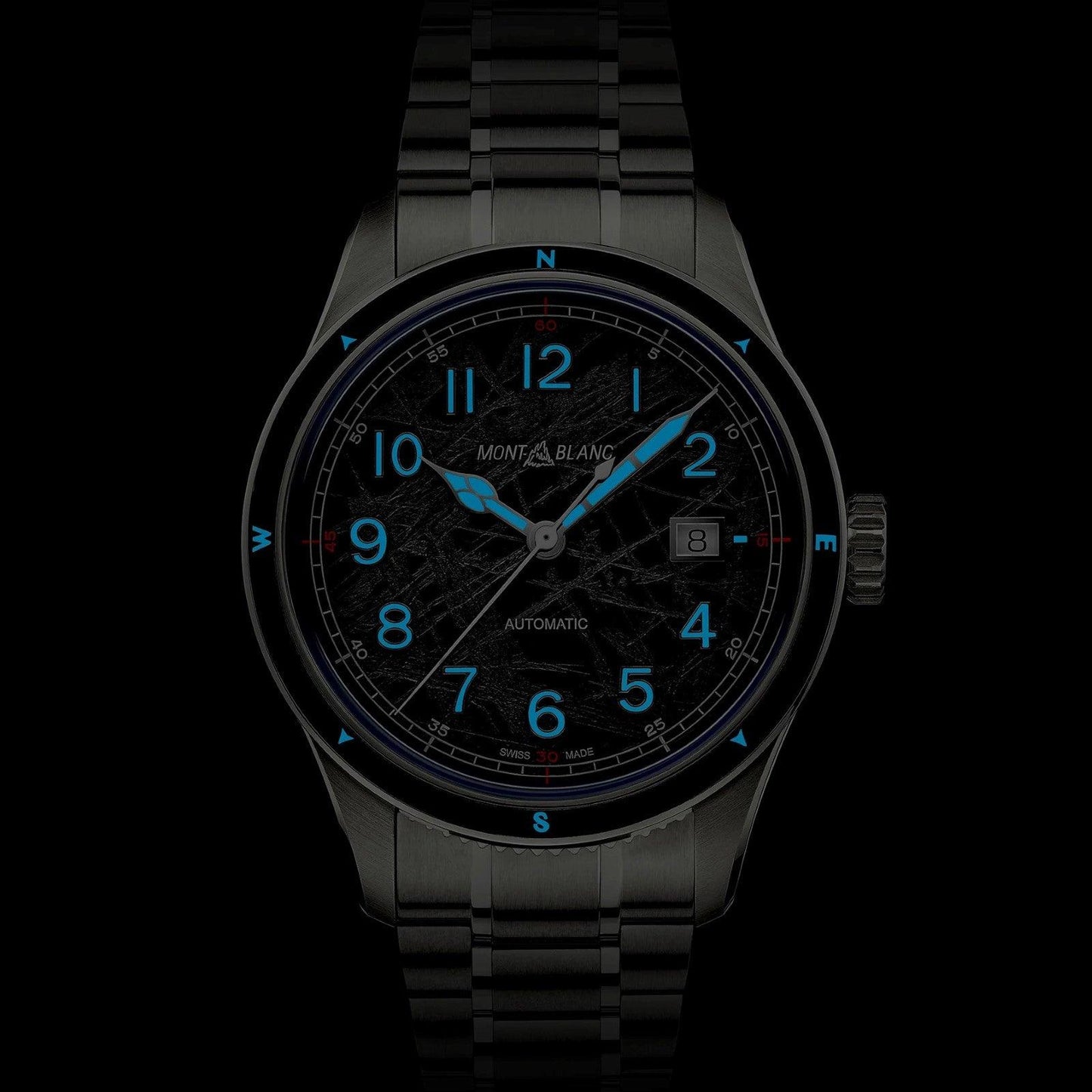 Montblanc orologio Montblanc 1858 Automatic Date 0 Oxygen The 8000  41mm grigio automatico acciaio 130984