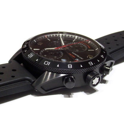 Montblanc orologio Timewalker Chronograph UTC automatico acciaio finitura PVD nero 116101