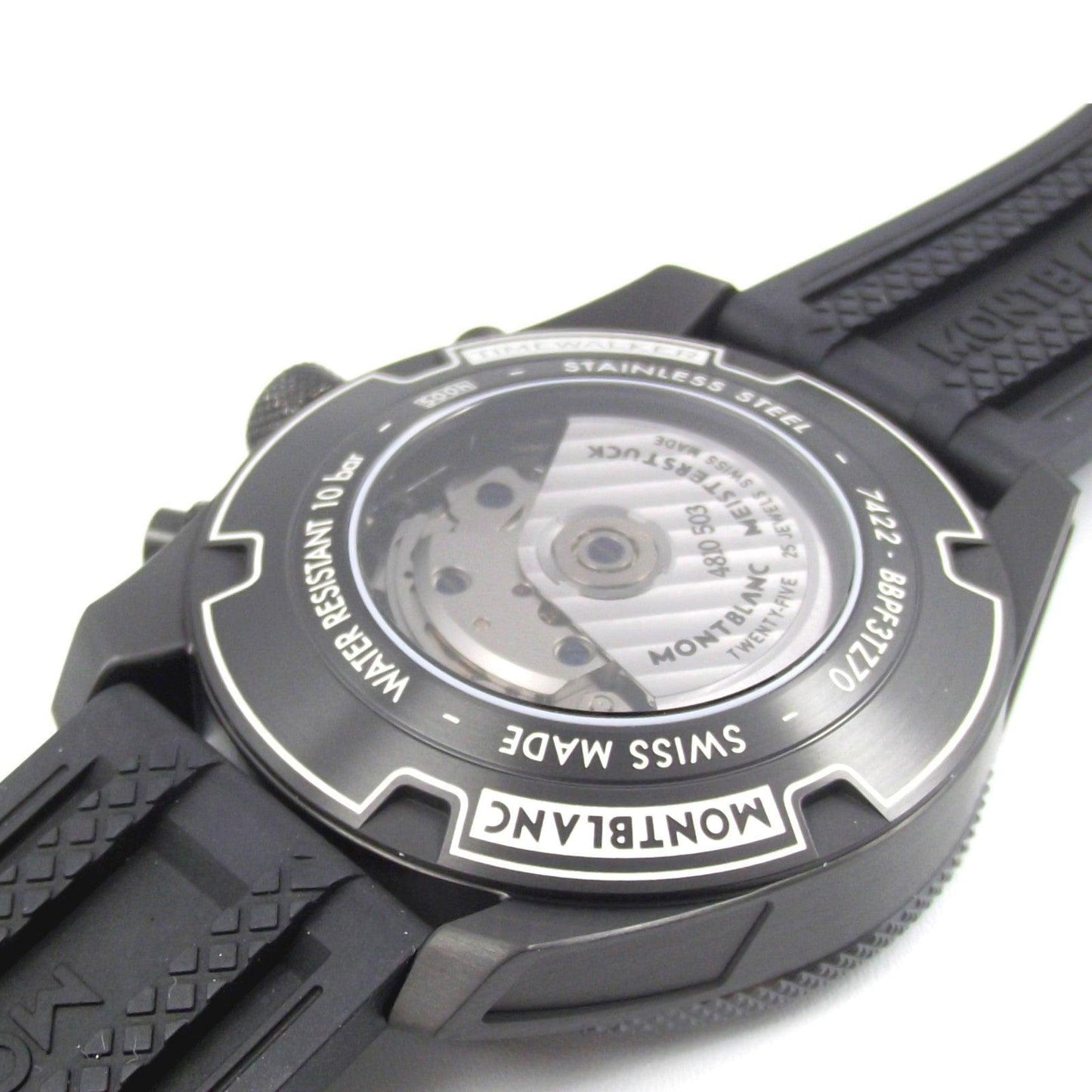 Montblanc orologio Timewalker Chronograph UTC automatico acciaio finitura PVD nero 116101