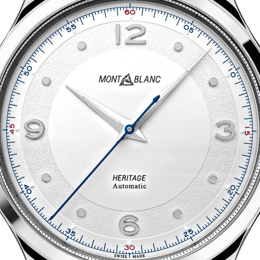 Montblanc orologio uomo Heritage Automatic 40mm alligatore grigio 119943