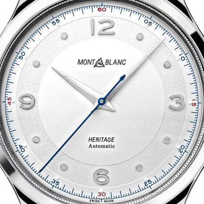 Montblanc orologio uomo Heritage Automatic 40mm alligatore grigio 119943