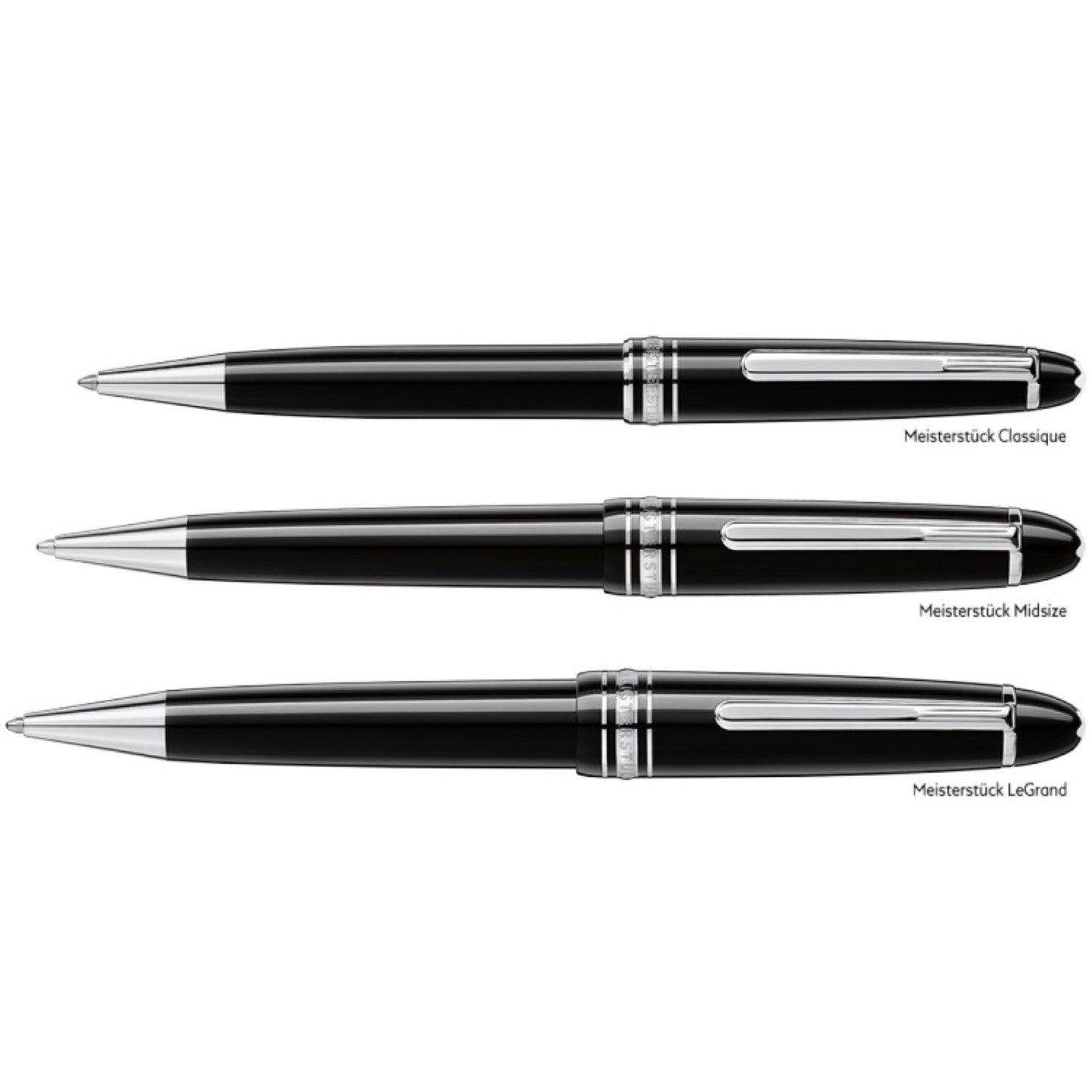 Montblanc penna a sfera Meisterstück Platinum LeGrand 132450