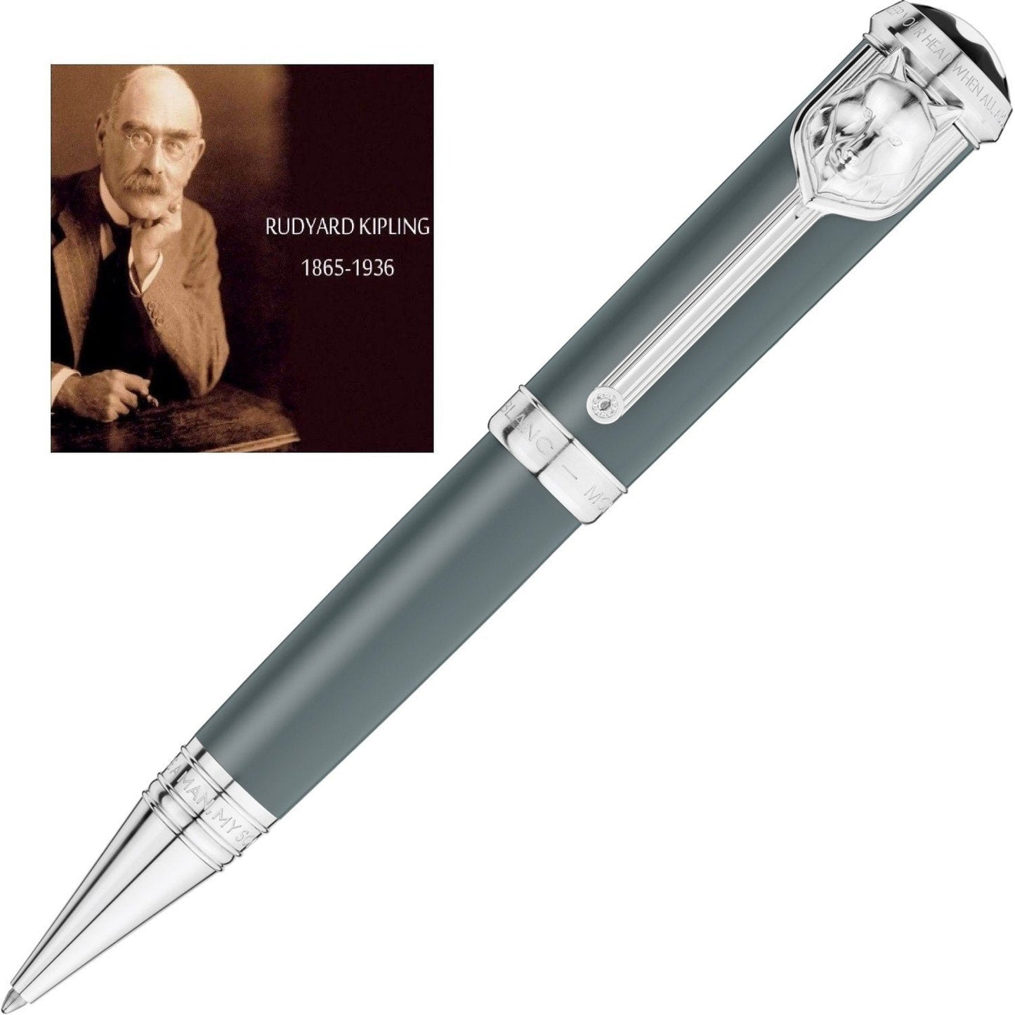 Montblanc penna a sfera Writers Edition Hommage à Rudyard Kipling edizione limitata 119829