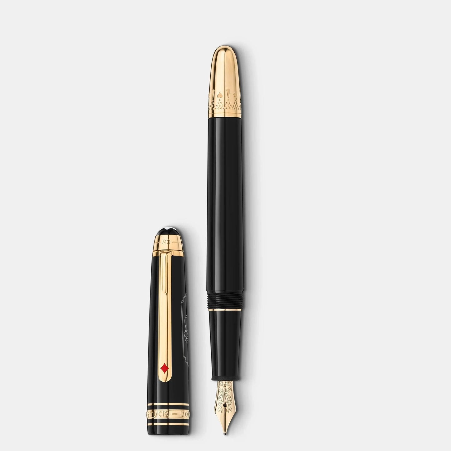 Montblanc penna stilografica Classique Meisterstück Around the World in 80 Days punta F