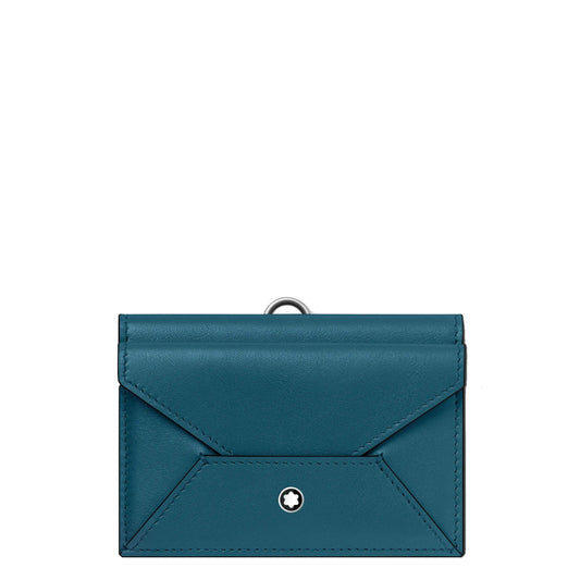 Montblanc porta carte 4 scomparti Meisterstück Selection Soft ottanio 131258